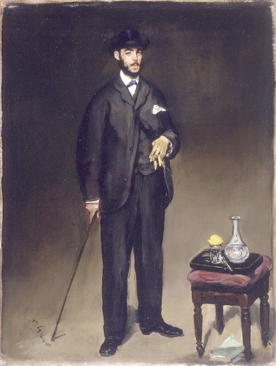 テオドールデュレの肖像 作： Édouard Manet