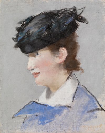 婦人の肖像 1882-83年頃 パステル、下塗りリネン・キャンバス 作： Édouard Manet
