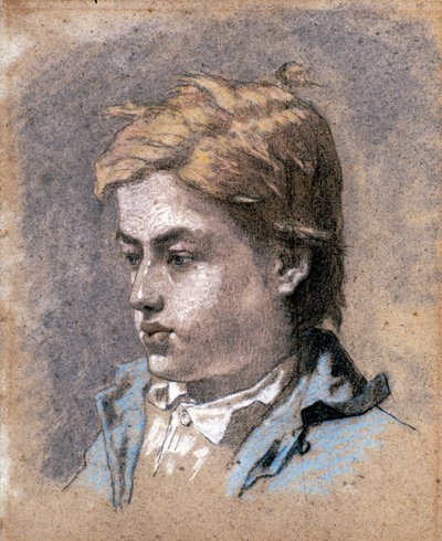 若い男の肖像、1856年 作： Édouard Manet