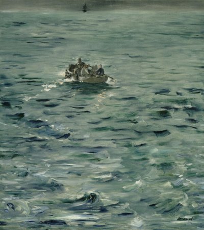 ロシュフォールの脱出 作： Édouard Manet