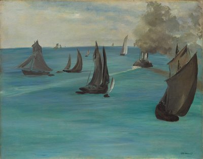 海の景色、穏やかな天気 作： Édouard Manet