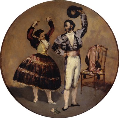 スペインのダンサー 作： Édouard Manet