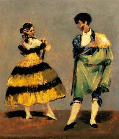 スペインのダンサー、1879 作： Édouard Manet