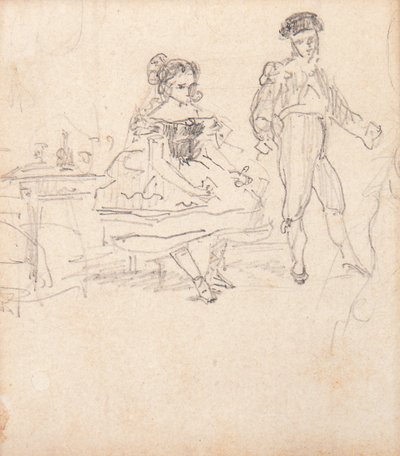 スペインのカップル、1862年 作： Édouard Manet