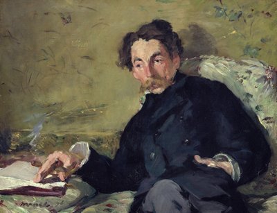 ステファヌ・マラルメ（1842-98）1876（キャンバスに油彩） 作： Édouard Manet