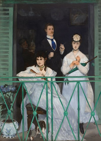 フランス語で  Le balcon バルコニー 作： Édouard Manet