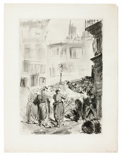 バリケード 作： Édouard Manet