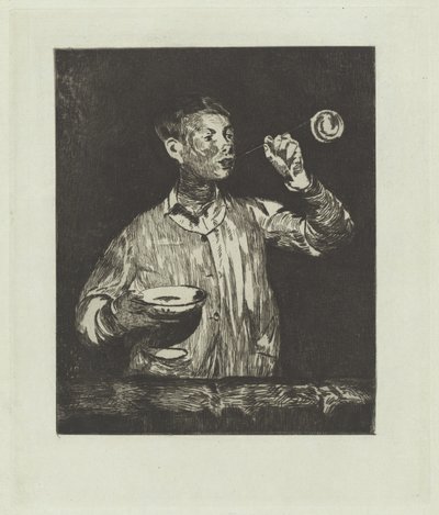 シャボン玉を持つ少年 シャボン玉を持つ少年、18681869。 作： Édouard Manet