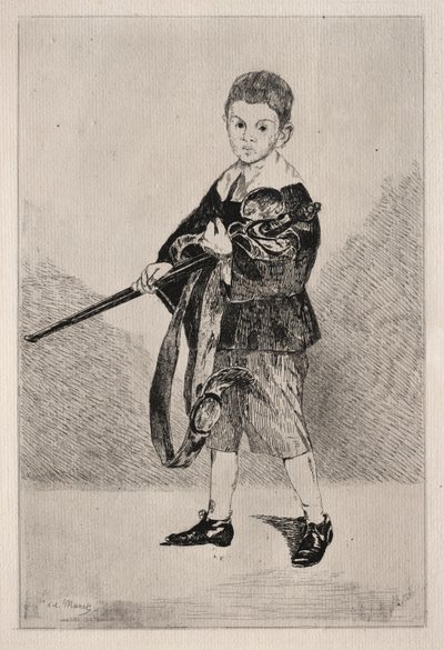 剣を持つ少年 作： Édouard Manet