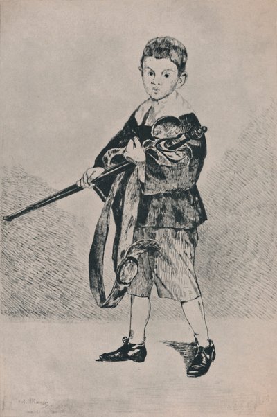 剣を持つ少年、1862、1946 作： Édouard Manet