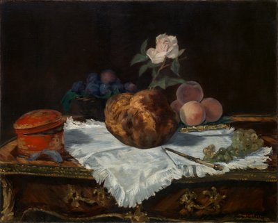 ブリオッシュ、1870年。 作： Édouard Manet