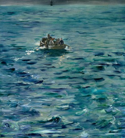 アンリ・ド・ロシュフォールの脱出（1831-1915）1874年3月20日、1880-81 作： Édouard Manet