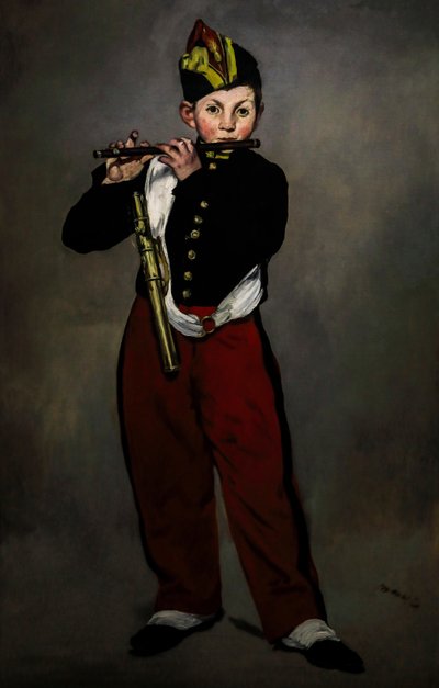 ファイフプレーヤー1866（キャンバスに油彩） 作： Édouard Manet