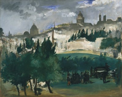 葬儀、約。 1867年。 作： Édouard Manet