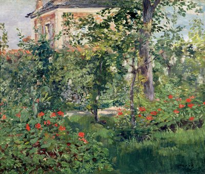 ベルビューの庭、1880 作： Édouard Manet