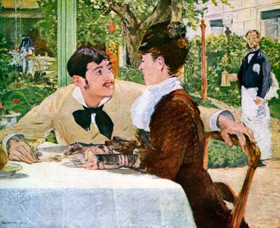 ペールラトゥイユの庭、1879年1938年。 作： Édouard Manet