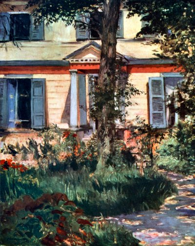 リュエイユの家、1882年1926年。 作： Édouard Manet