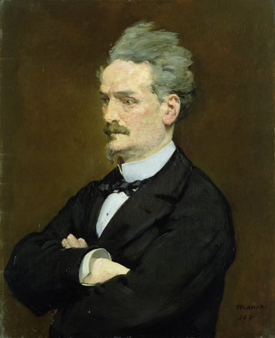 ジャーナリストアンリロシュフォール（1830〜1913年）、1881年 作： Édouard Manet