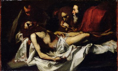 墓にキリストを置く 作： Édouard Manet