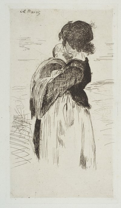 少女、1861-62。 作： Édouard Manet
