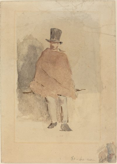 トールハットの男 作： Édouard Manet