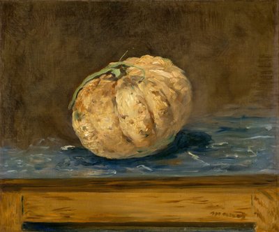 メロン、c。 1880年（キャンバスに油彩） 作： Édouard Manet