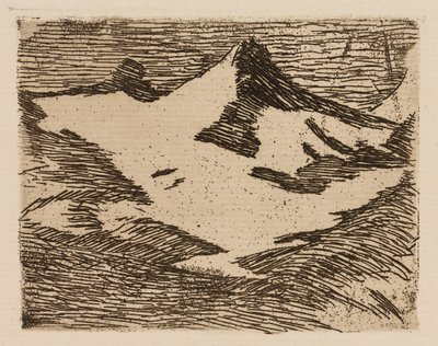 ル・フルブ』より「山」、プレート2 作： Édouard Manet