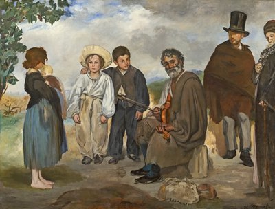老音楽師 作： Édouard Manet