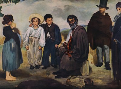 オールドミュージシャン、1862 作： Édouard Manet