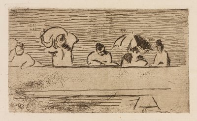 橋の欄干、『ル・フルブ』より第5版 作： Édouard Manet