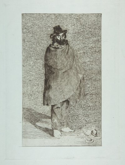 哲学者ル・フィロソフ、1865-66。 作： Édouard Manet