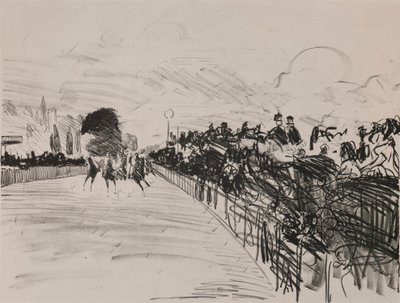 レース (Les Courses) 作： Édouard Manet