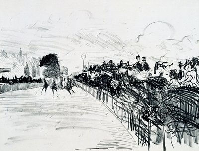 レース、1865-72年（クレヨンリソ） 作： Édouard Manet