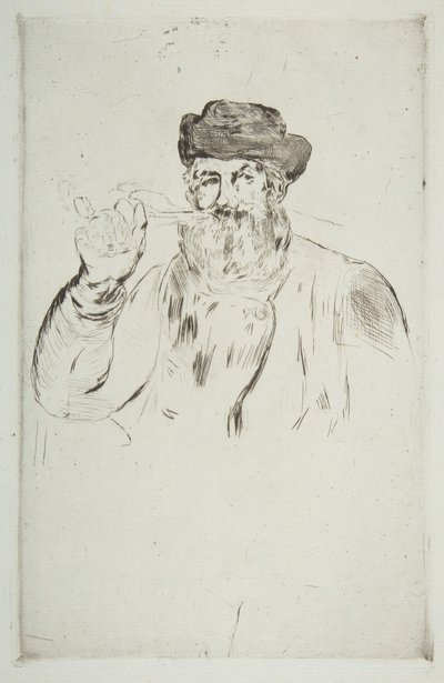 喫煙者喫煙者、1879-82。 作： Édouard Manet