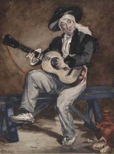 スペインの歌手 作： Édouard Manet