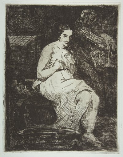 トイレ、1861-62。 作： Édouard Manet
