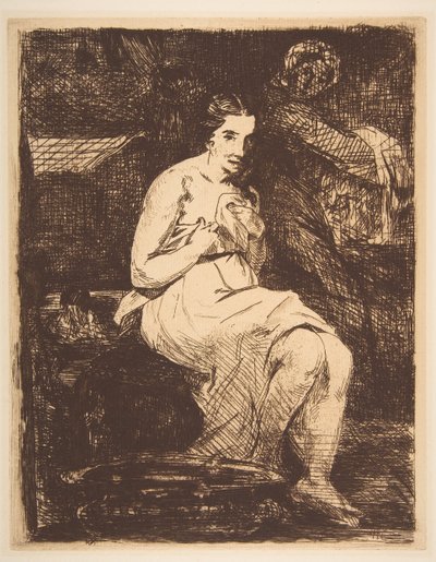 トイレット、1862。 作： Édouard Manet