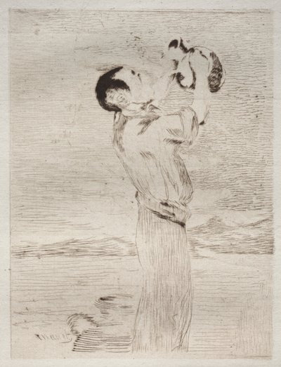 水を飲む人 作： Édouard Manet