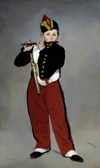 笛吹き 作： Édouard Manet