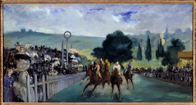 ロンシャンのレース 作： Édouard Manet