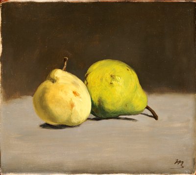 2つの梨、1864 作： Édouard Manet