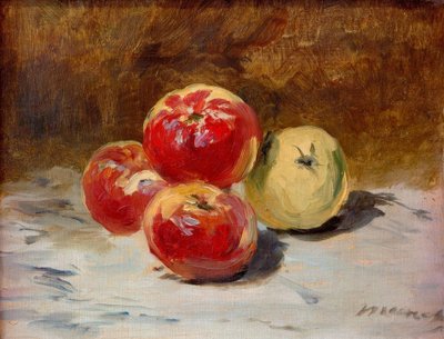 4つのリンゴ 作： Édouard Manet