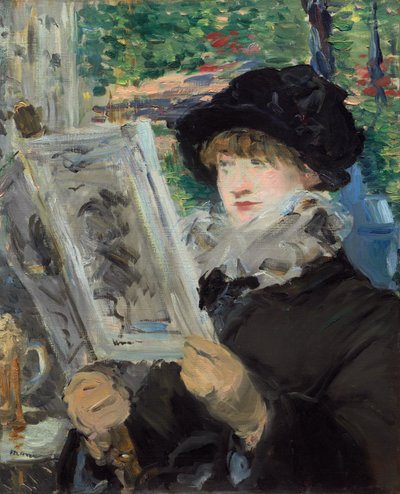 ウーマン・リーディング 作： Édouard Manet