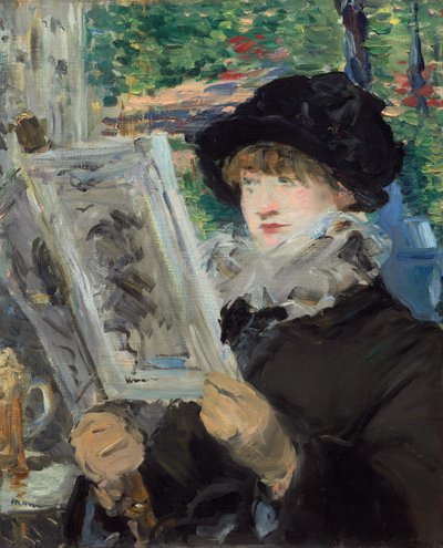 読む女、188081。 作： Édouard Manet