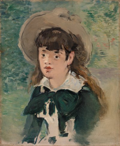 ベンチの少女 作： Édouard Manet