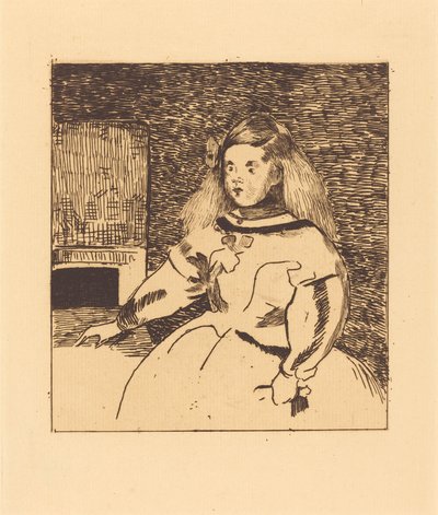 インファンタ・マルゲリータ（インファンテ・マルグリット） 作： Edouard Manet after Diego Velázquez