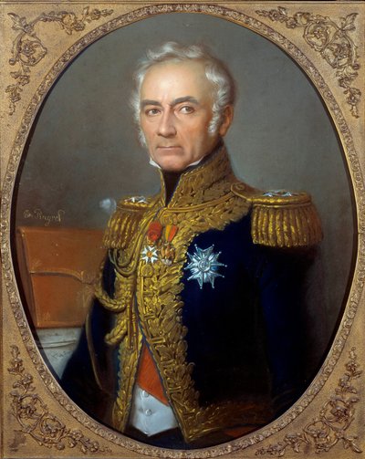 モンスロン伯爵シャルル・トリスタン（1783-1853）の肖像 Edouard Pingret（1788-1875）による絵画 1840年頃 82 x 67 cm。パリ、軍隊博物館 - モンスロン伯爵シャルル・トリスタンの肖像（1783-1853年）。エドゥアール・ピングレ（1788-1875）による絵画、約1840年 作： Edouard Pingret