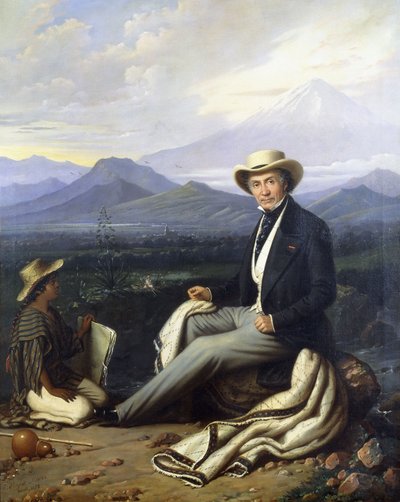 自画像、1854 作： Edouard Pingret