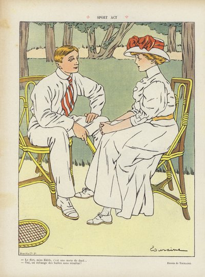 ル・リールのイラスト 作： Edouard Touraine