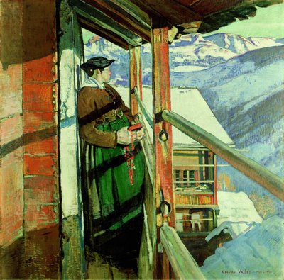 日曜日の朝、1908 年から 1909 年。 作： Edouard Vallet